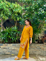 Aaira Embroidered cotton 2pcs