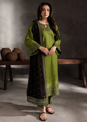 Ezzah 3Pc Lawn Embroidered