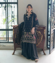 Meer Chiffon Embroidered 3pcs