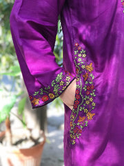 Pocket embroidered 2pcs