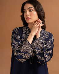 Dark Blue Topaz 2-PC